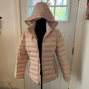 Packable puffer coat
